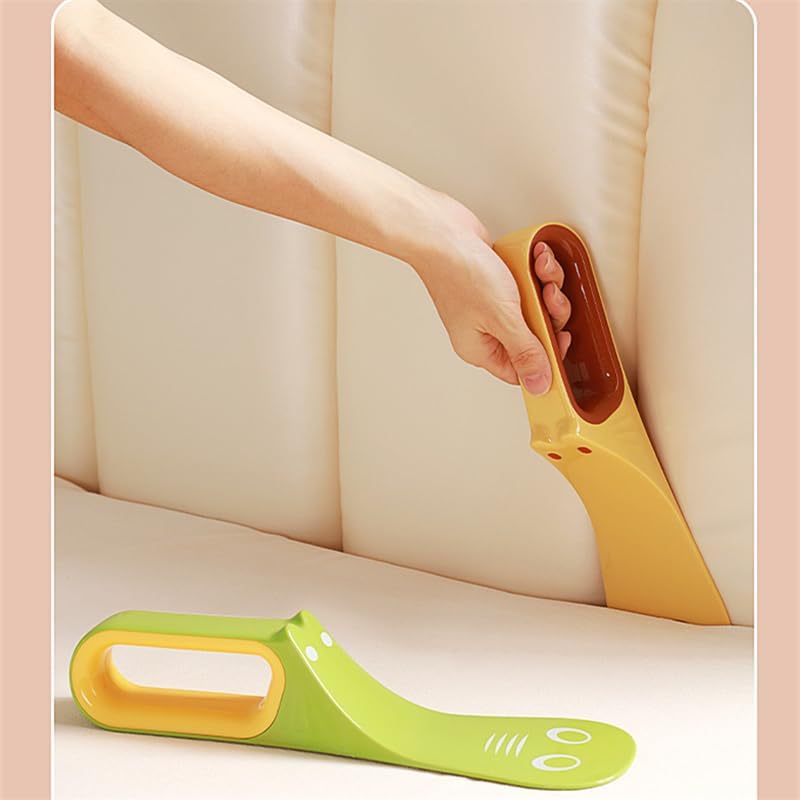 Multi-Purpose Bed Sheet Tucker Tool, Mattress Lifter & Sheet Tucking Aid, Handle Bedding Tuck Tool, Bed Making Helper for Tight Spaces, Sofa Cushion & Mattress Gap Lifter (Yellow 1PC)-image-14
