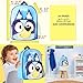 Bluey Mini Backpack for Kids Toddlers 11×9” with Adjustable Straps Daypack Backpacks for School Travel Picnic Vacation Gifts for Kids (Blue 3D)