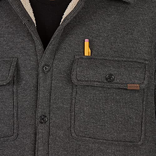 Image of Smith's Workwear Mens Sherpa Heather Thermal Shirt JacketJacket