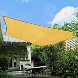 diig Patio Sun Shade Sail Canopy, 8' x 10' Rectangle Shade Cloth Block Sunshade Fabric - Outdoor...