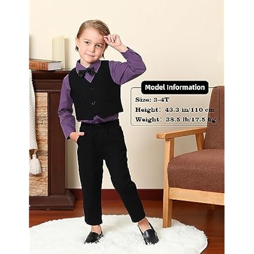 Purple Toddler Suit Boy Halloween Mardi Gras Formal