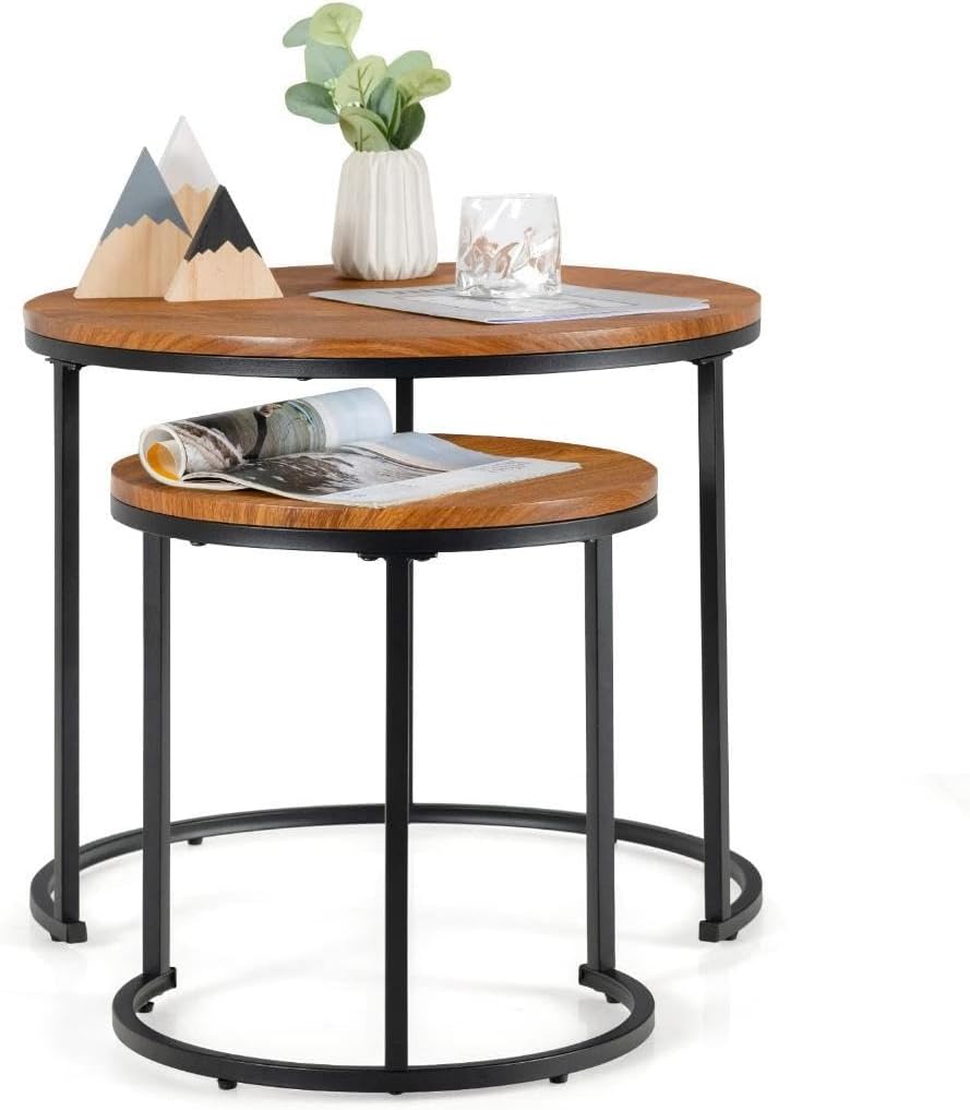 2個セットネストテーブル直径60cm/大＆直径40cm 2個セットネストテーブル直径60cm/大＆直径40cm