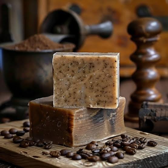Savon exfoliant au café pour éliminer les peaux mortes naturellement
