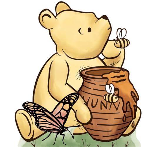 SC4893 Winnie Bundle – Ours Pot à Miel en Carton découpé Hauteur 52 cm