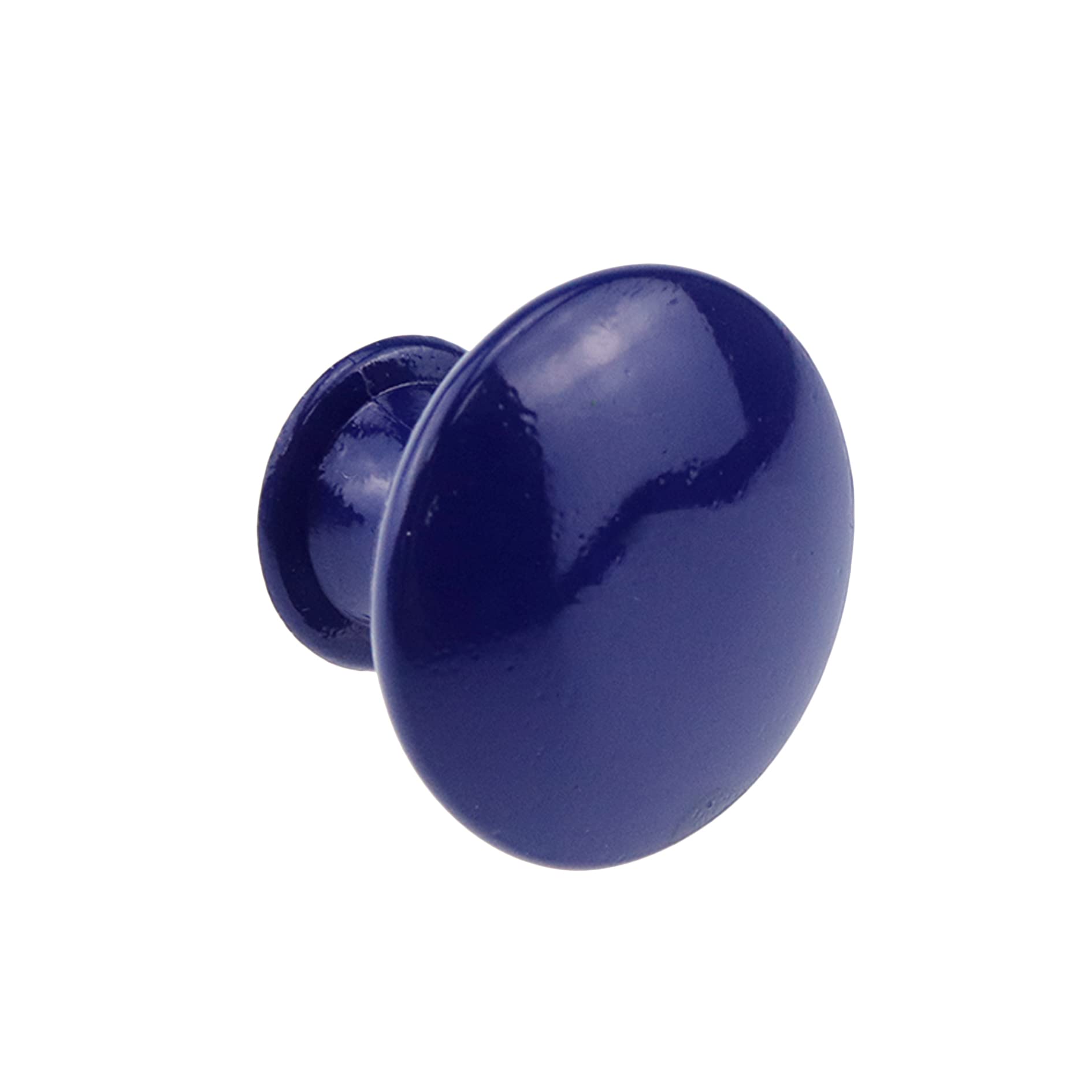 Semetall 6pcs Round Dresser Knobs 1.18 Inch Metal Cabinet Pull Handles for Kitchen Drawer Door Cupboard,Dark Blue - Image 4