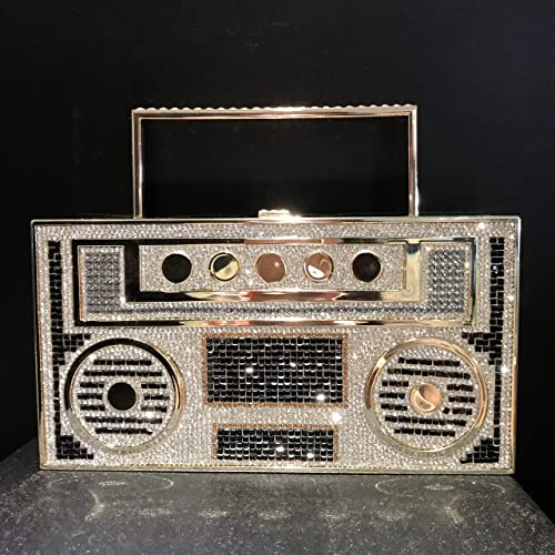 Image of Women Retro Crossbody Bag Rhinestone Fun Unique Evening Clutch Purses for Women