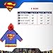 DC Comics boys Batman Slicker and Umbrella Set Rain Accessory, Superman, SMALL AGE 2-3 US