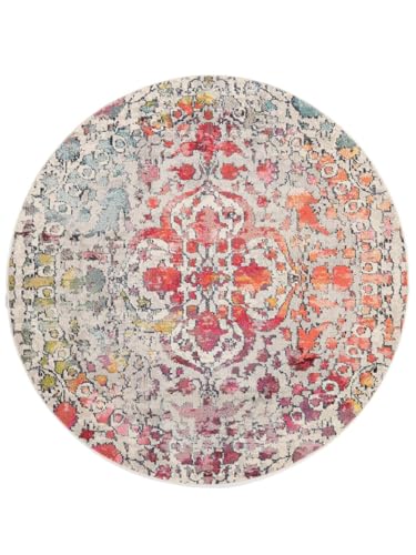 RugVista Kaleidoscope, Teppich, Moderne Teppiche, Ø 200 cm, Rund,...