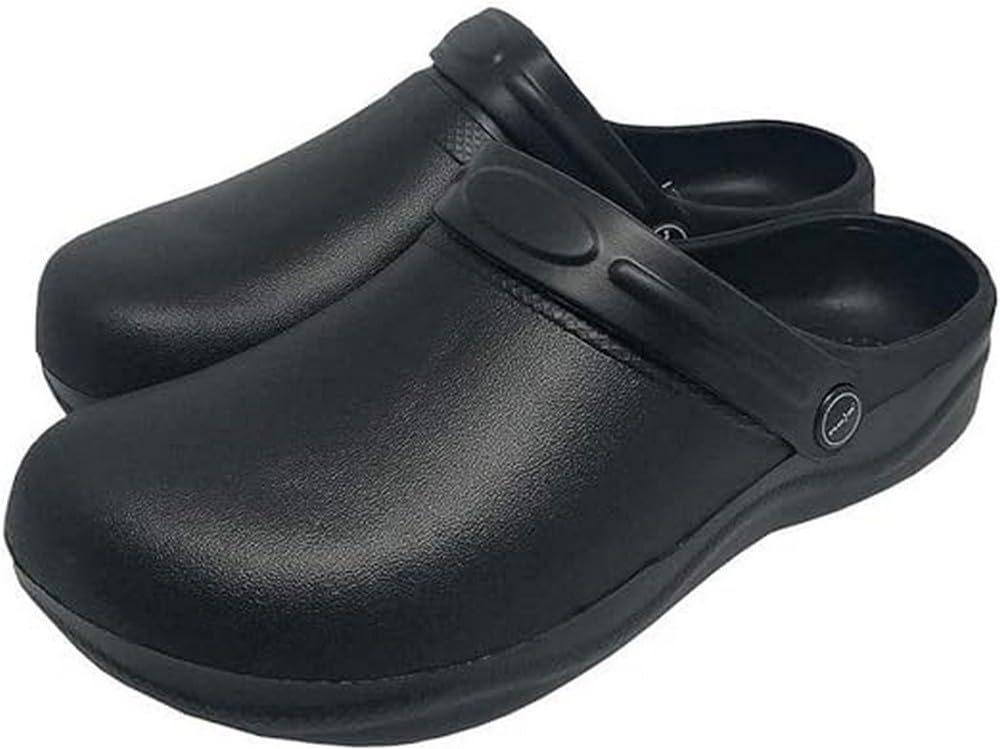 Reis Unisex Clogs & Mules, Black, Size 39
