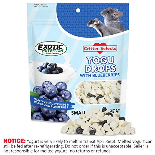 Yogu Drops With Blueberry (4.25 oz.) - Healthy Natural Fruit & Yogurt Treat