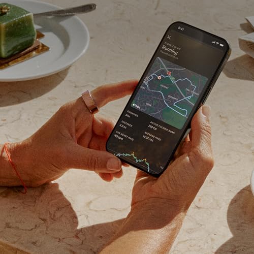 Image of OURA Ring 4 - Rose Gold - Size 9 - Smart Ring | Size First Ring 4 Sizing Kit | Sleep Tracking Wearable - Heart Rate - Fitness Tracker - Up to 8 Days Battery Life
