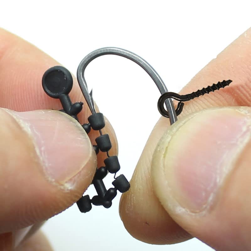 Set di 20 viti per esche da pesca alla carpa, 50 pezzi, kit di