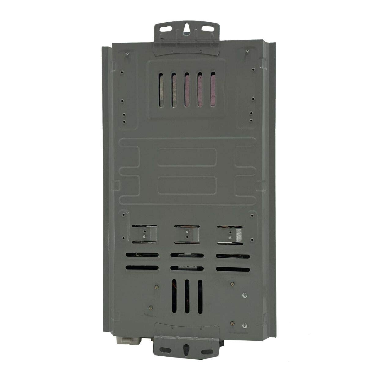 8L 16KW Tragbarer Gas Durchlauferhitzer Propangas Campingdusche für Außenbereich Bad Warmwasser LPG Warmwasserbereiter Tankless Instant, Silber