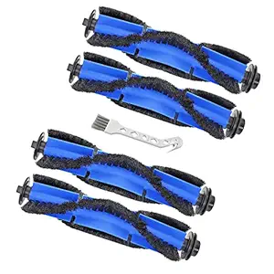 HsvrySa Replacement Parts Rolling Brush Compatible with Eufy RoboVac 11S, 15C, 30, 30C, 12, 35C 15T, 11S MAX, 15C MAX, 30C MAX, G30 Robotic Vacuum Cleaner, 4 Pack Roller Brush with 1 Brush
