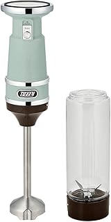 【Toffy/トフィー】 ハンド&ボトルブレンダー K-BD3 1台2役 2in1 つぶす 混ぜる スリム 軽量 無段階スピード調節 安全設計 離乳食 スムージー ポタージュ 下ごしらえ レトロ ペールアクア K-BD3-PA