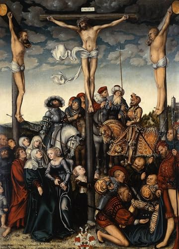 Portrait d'un jeune homme Lucas Cranach l'Ancien grand tableau 60x90