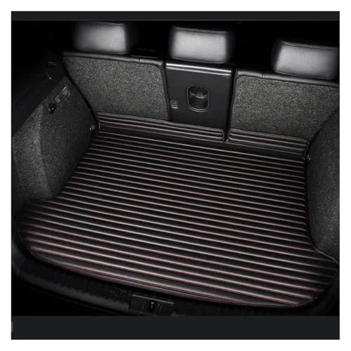 Tapis de coffre pour BMW 6 Série G32 GT 2017-2022 protection imperméable noir couture rouge