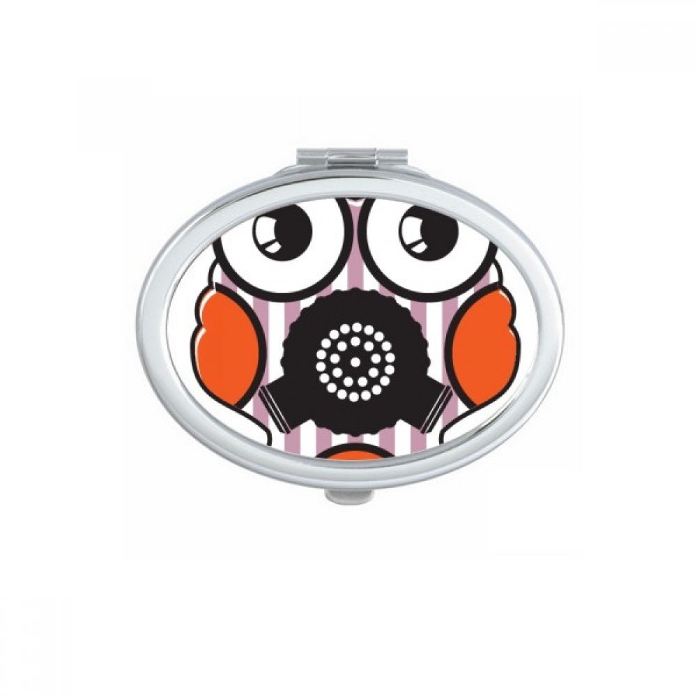 Miroir compact univers et alien orange pour corriger son maquillage partout