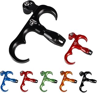 ZSHJGJR Archery Bow Release Aid 360Â° Rotating Head Thumb Release for Compound Bow Hunting Shooting Accessories (Green)