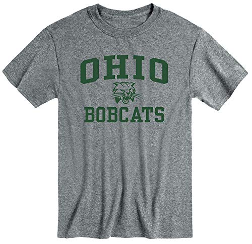 Barnesmith Ohio University Bobcats Short-Sleeve T-Shirt, Heritage, Charcoal Heather, Medium