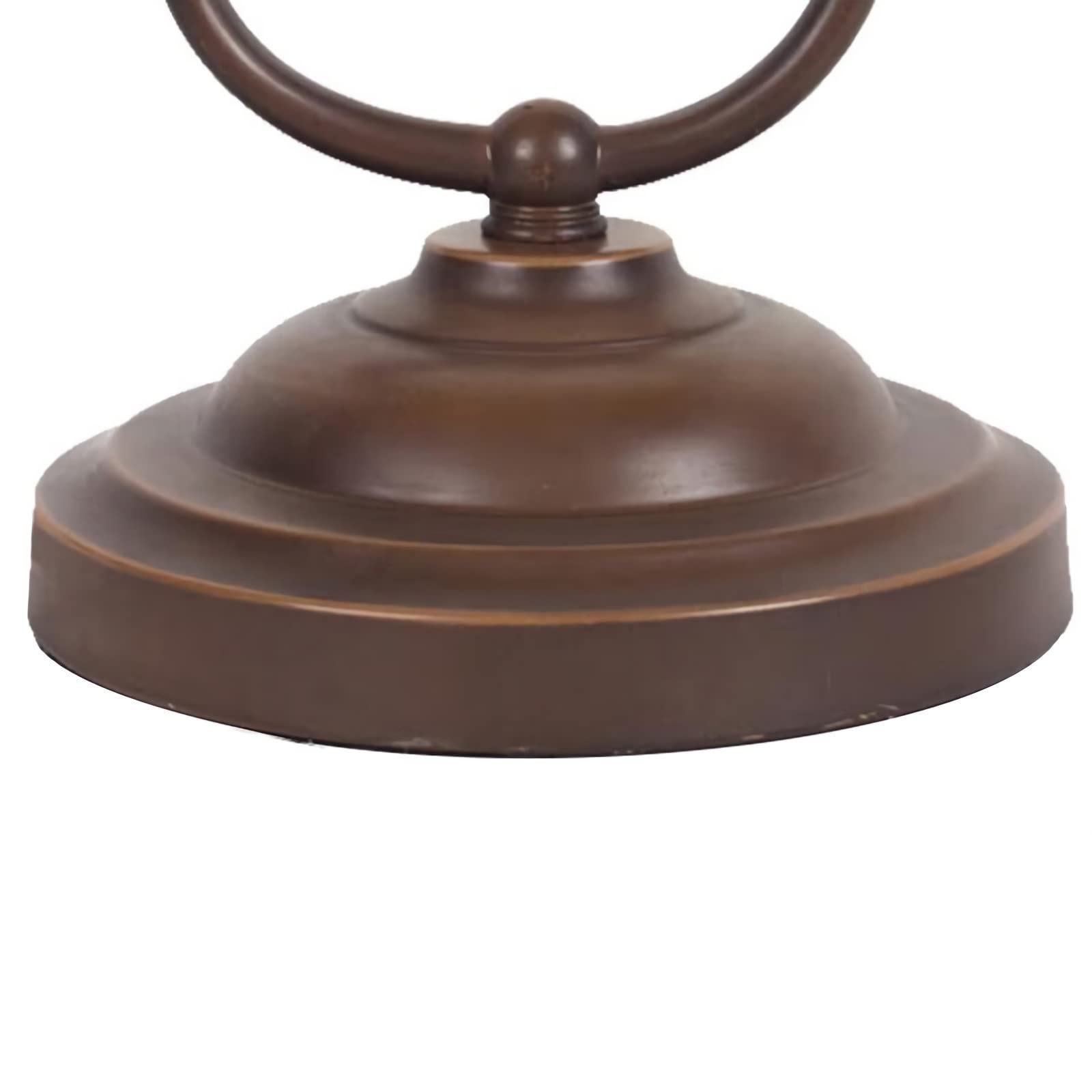XANAYXWJ stołowa Witraż Lampka nocna Antyczna metalowa podstawa Decor biurkowa do sypialni Salon Home Office, E26 (brak w zestawie)