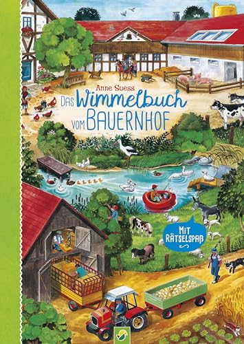 Das Wimmelbuch vom Bauernhof: Mit Rätselspaß für Kinder ab 2...