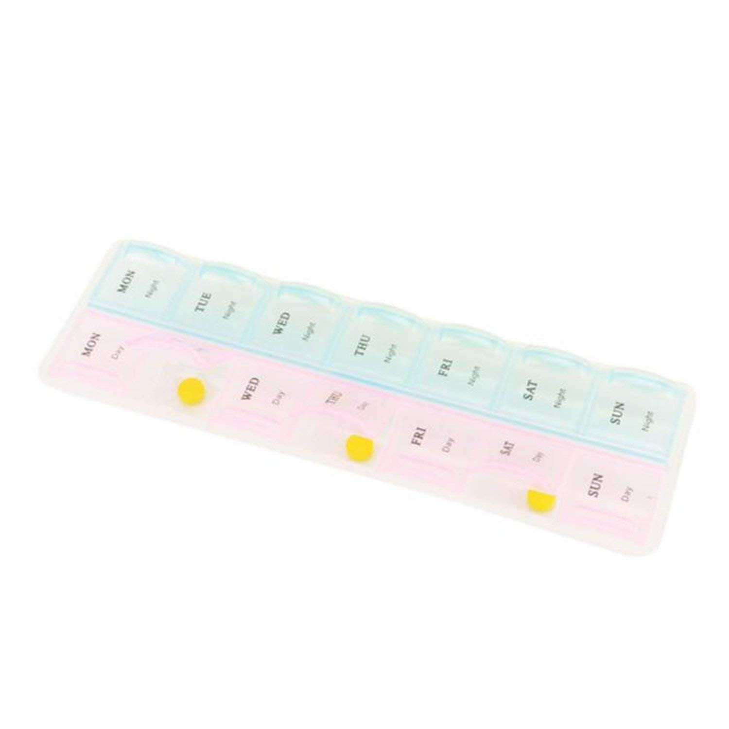Shakuntla Lifestyles 14 Days a Week Tablet Pill Medicine Box Holder Storage Organiser Container Case-1 Box 3