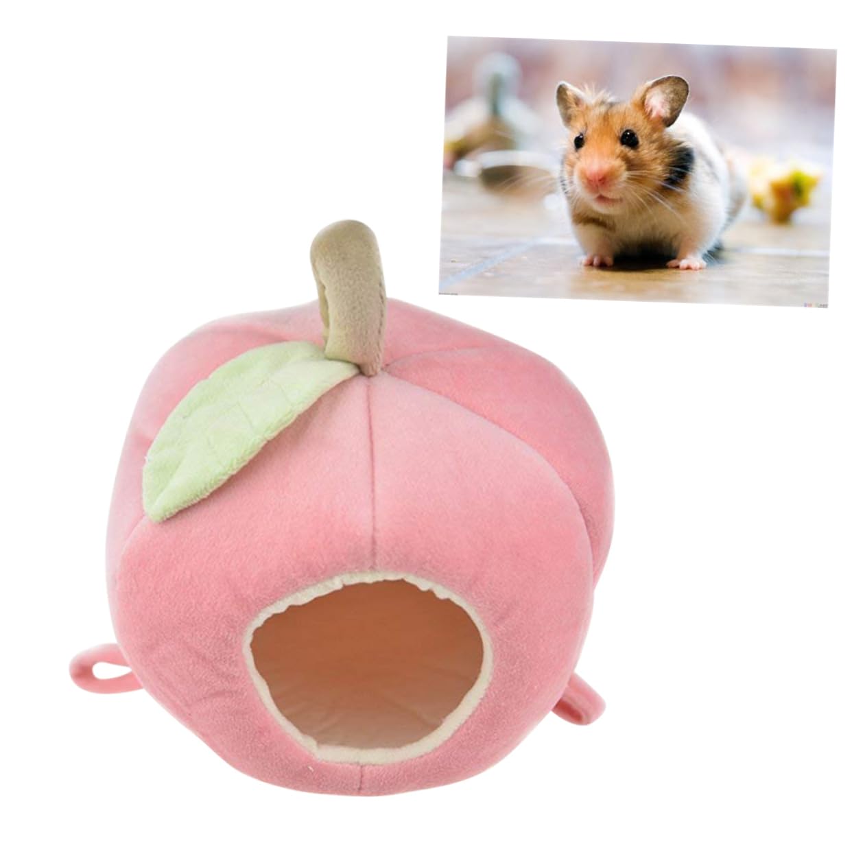 POPETPOP 2st Apfelförmiges Nest Apfelnest Klein Meerschweinchen-Nest