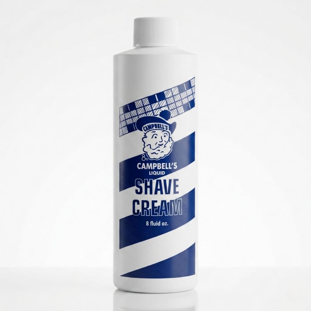 Liquid Shave Cream 8 oz for Barbers