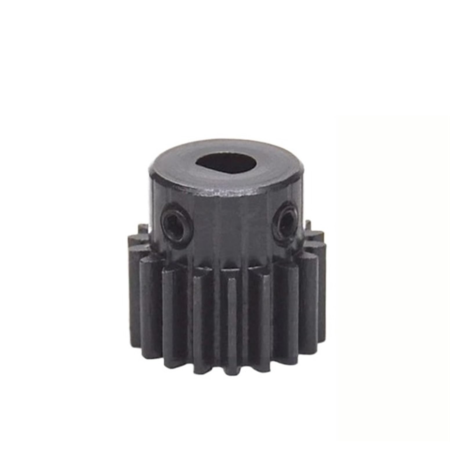 Bevel Gear Pinion Hardware Mechanical 1pcs 15T-19T 1M D Hole Spur Gear with Step 1 Mod 15 16 17 18 19 Teeth Steel Metal Motor Gear Bore 5x4.5/6x5/6x5.5/8x7/8x7.5mm(6x5.5mm-19 Teeth)