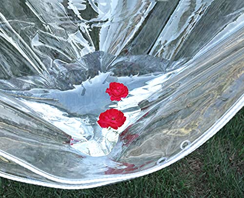 Lona impermeable transparente y cortina protectora solar de PVC 8