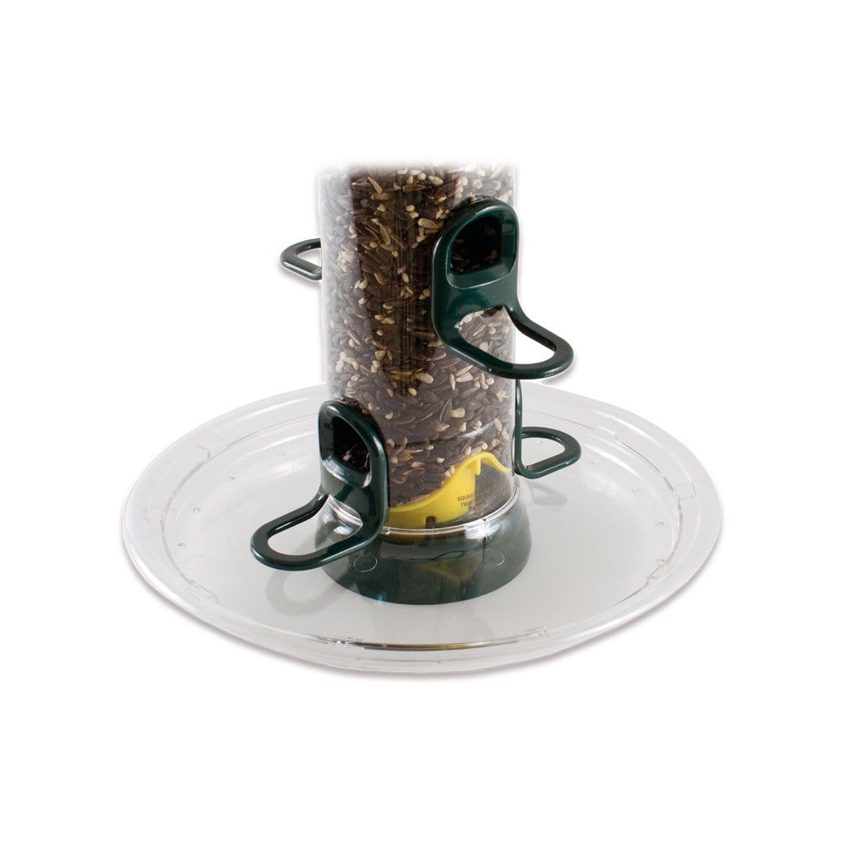 Naturschutzprodukt Futtersäule Big Easy mit Futterteller Metall Vogelprodukt H 50 cm Inhalt 2,2 l