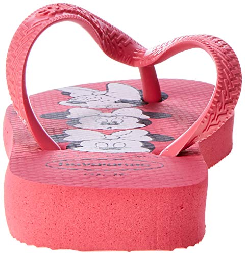 Chinelo, Havaianas, Top Disney, Adulto Unissex, Rosa Porcelana, 35/36