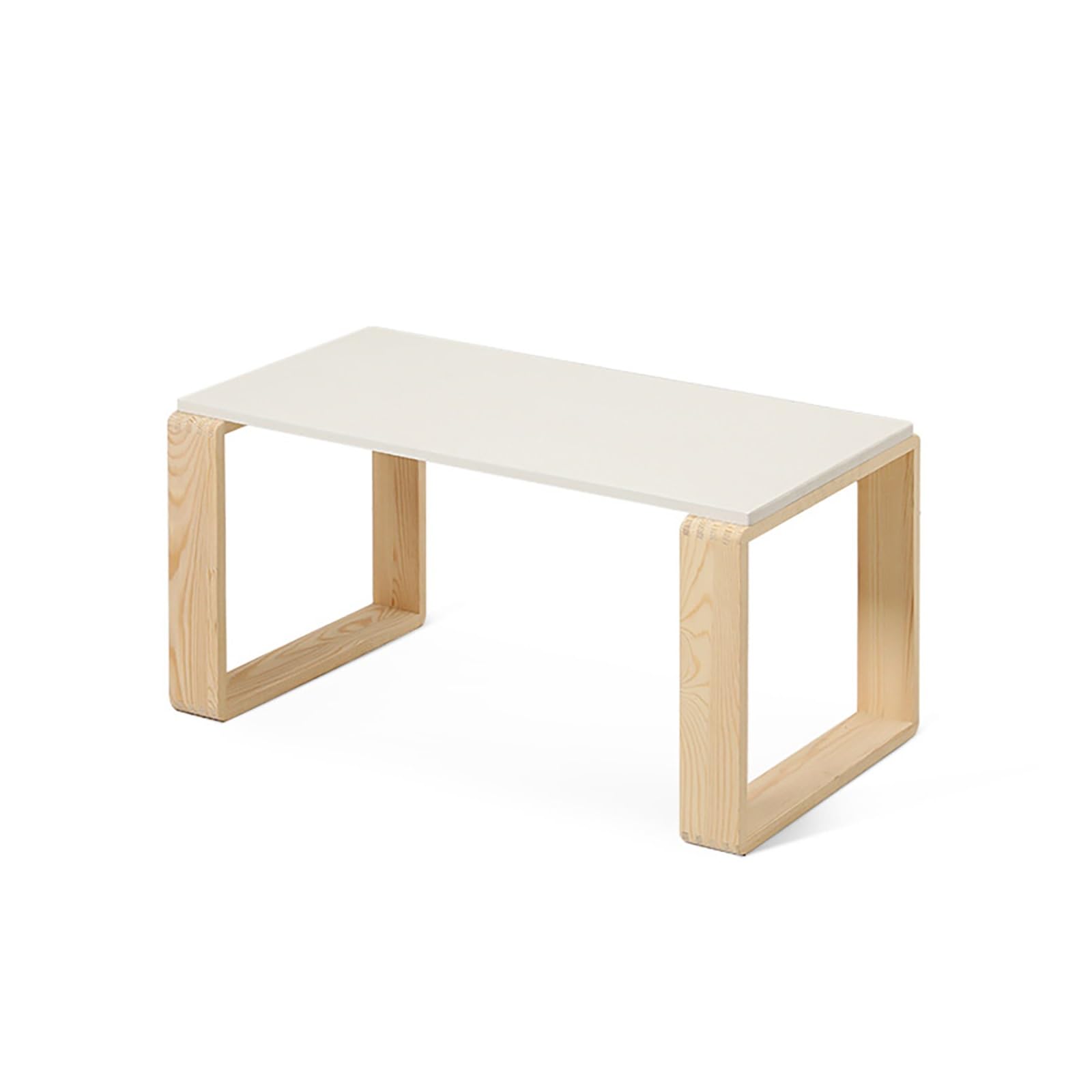 Table basse moderne en bois pour salon et petit espace polyvalente