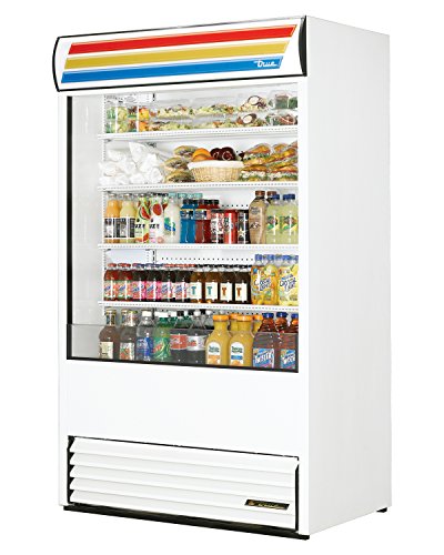 TGM69RB 69 cu. ft. Glass Door Merchandiser Refrigerator with Energy Conserving Fan Control Double Pane Glass Doors High Density PU Insulation and Adjustable Shelves: Black
