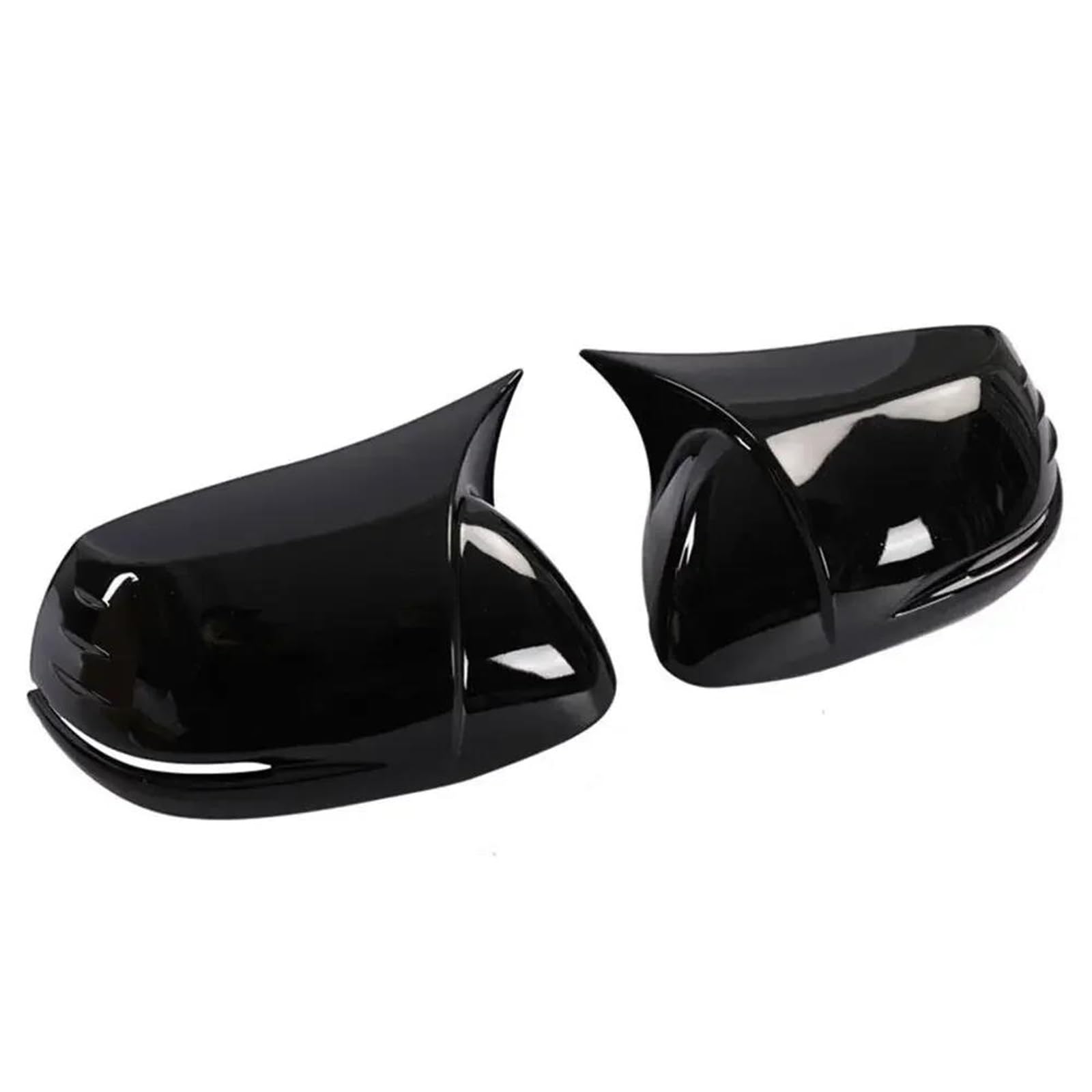 for Buick for Regal 2017-2021 Car Rearview Side Mirror Cover Wing Cap Sticker Exterior Door Case Trim Carbon Fiber Car Wing Mirror Covers(Gloss Black)
