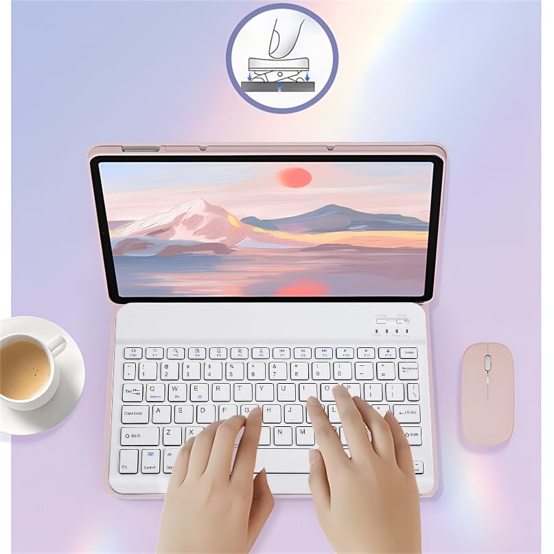 Tastatur-Hülle Für Lenovo Tab M11 (11 Zoll) – Mit 7-Farben-Beleuchtung, PU-Leder & Standfuß | Deutsch QWERTZ Layout