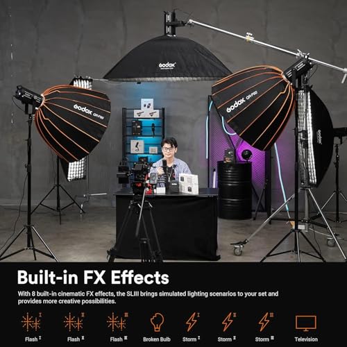 Image of Godox SL150III 160W Daylight Bowens LED Continuous Video Light 5600K