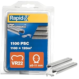 Rapid Zaun-Ringklammern VR22 Verzinkt, 1.100 Stk.