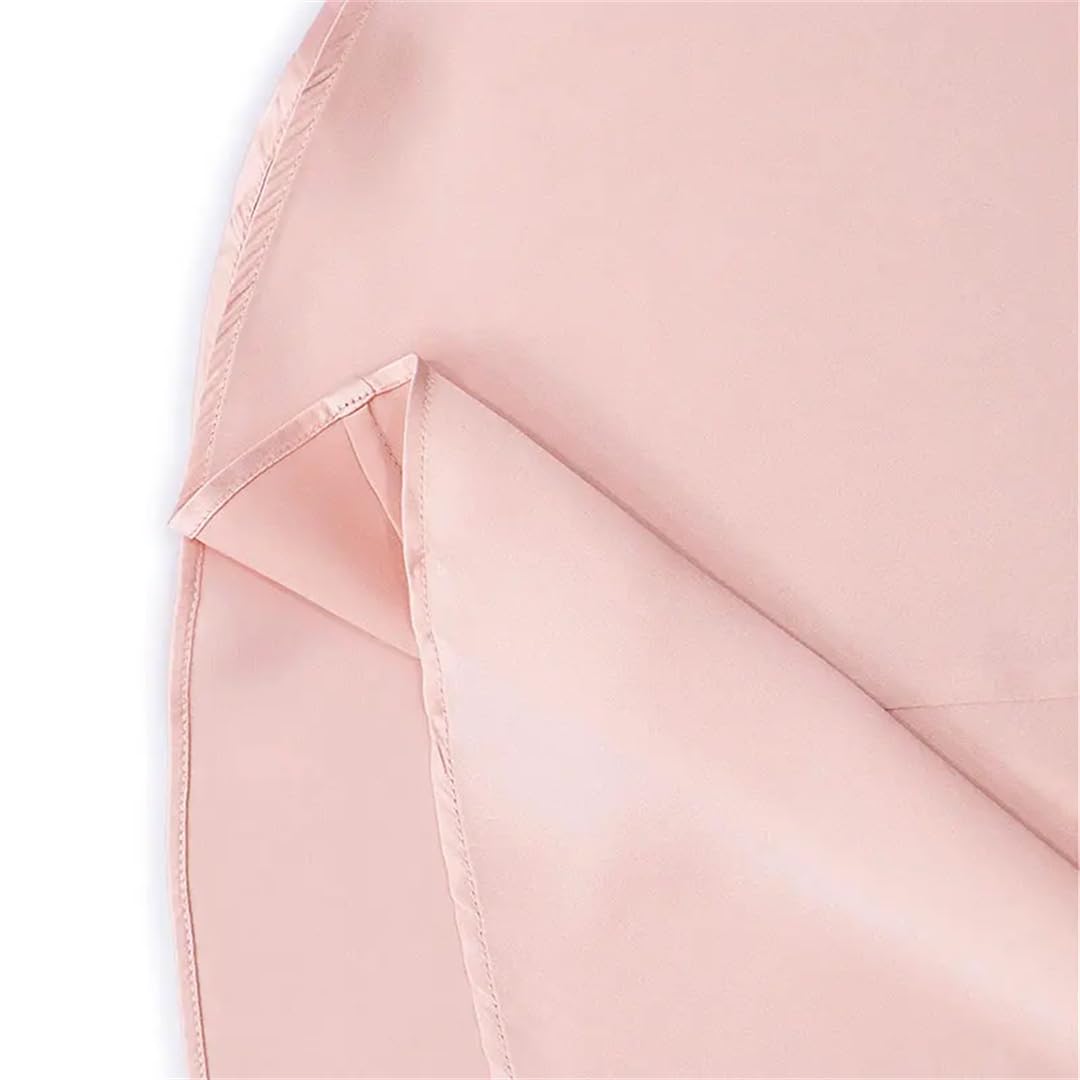 Camisa de satén de seda para mujer, manga larga, cuello en V, blusa para oficina, color liso, para oficina