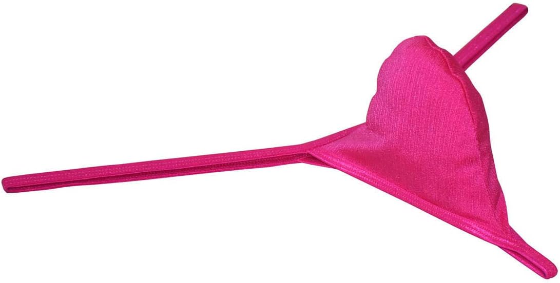 OROCOJUCO Men Border Mini Thong Drawing Pouch T-back Shiny Spandex Micro Bikini Underwear - Image 4