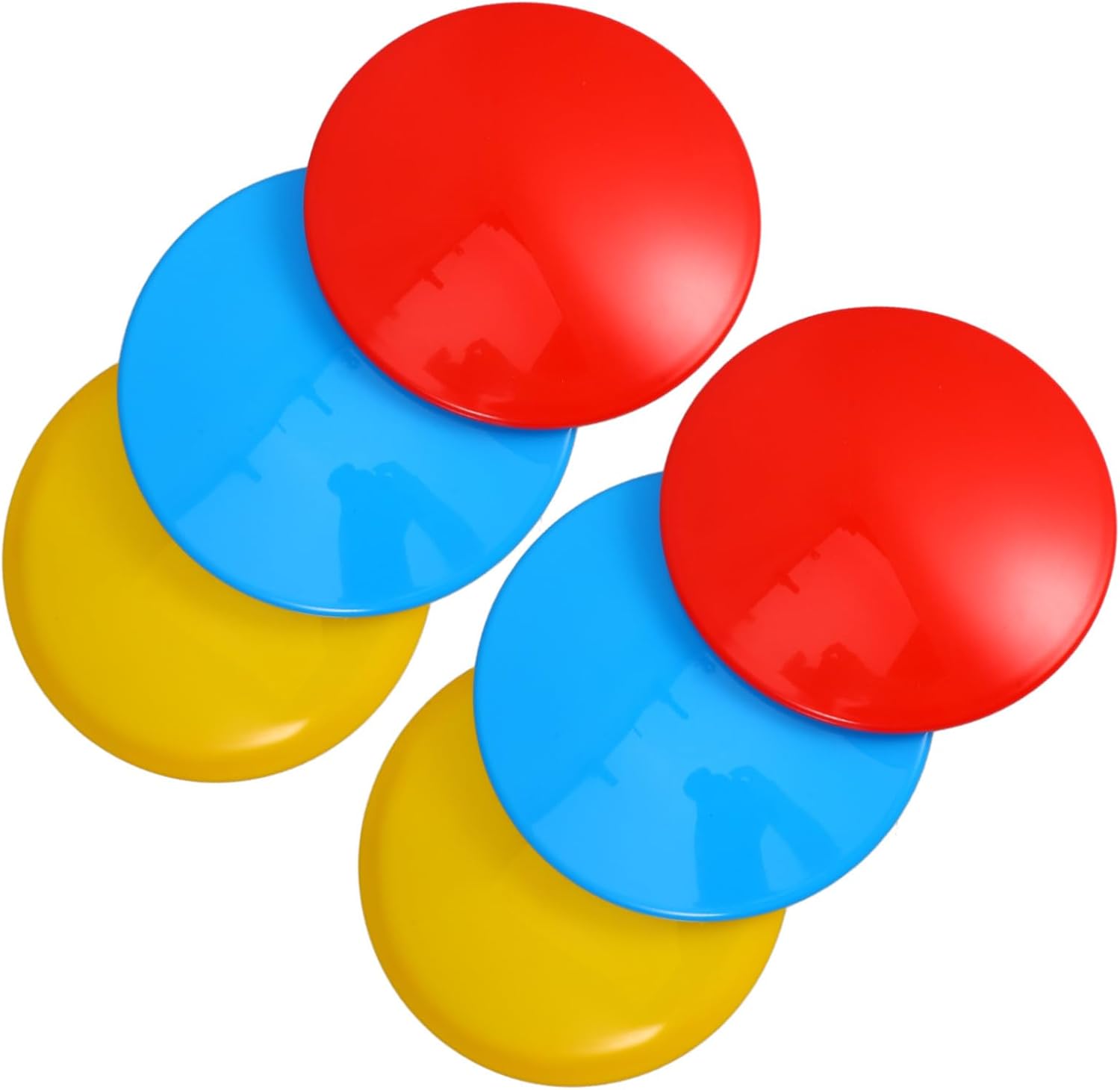 6-Piece Disc Golf Set for Beginners and Professionals Includes Putter Midrange and Driver Discs Sturdy Plastic for Training