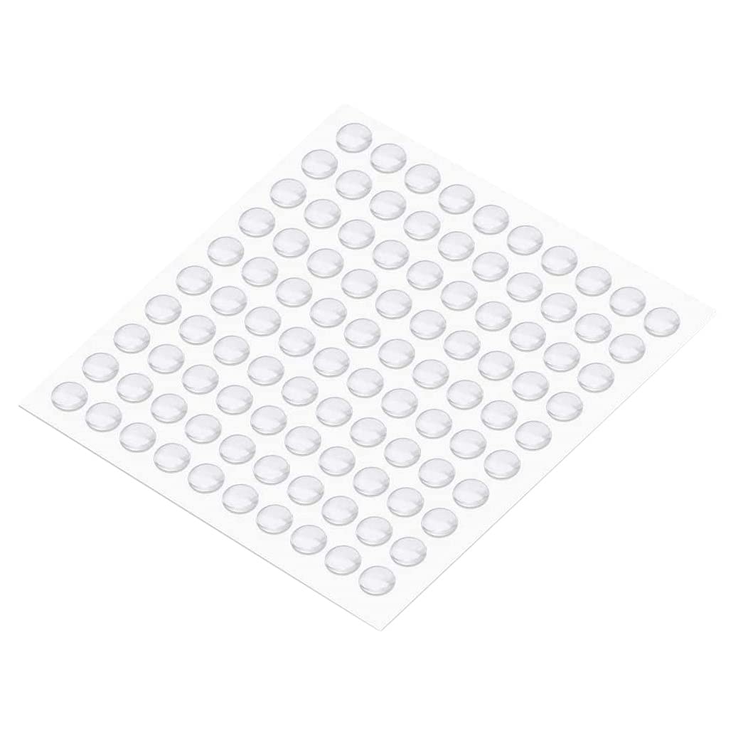 Owleen 100 Capsules Self-Adhesive Rubber Furniture Bumper Pads For Doors Cabinets Drawers Furniture Glass Crafts