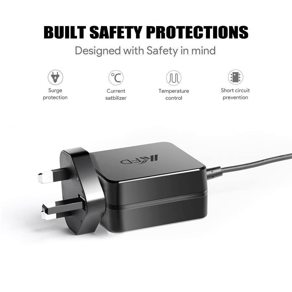 19V DC 2.37A Laptop Charger for ASUS VivoBook X540UA X540SA X540LA