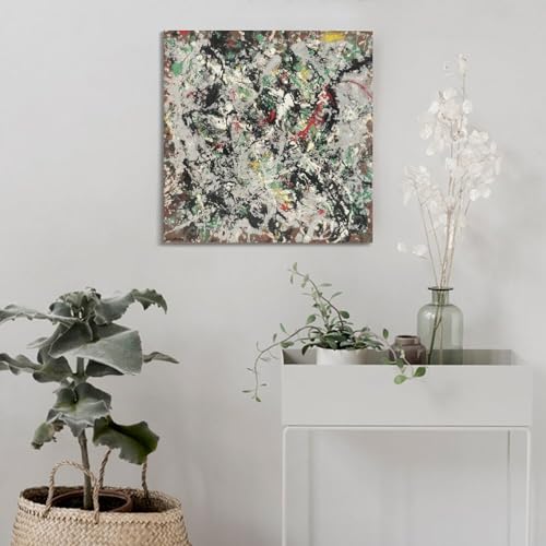 Toile Jackson Pollock numéro 17 pour briser la monotonie des murs - 4