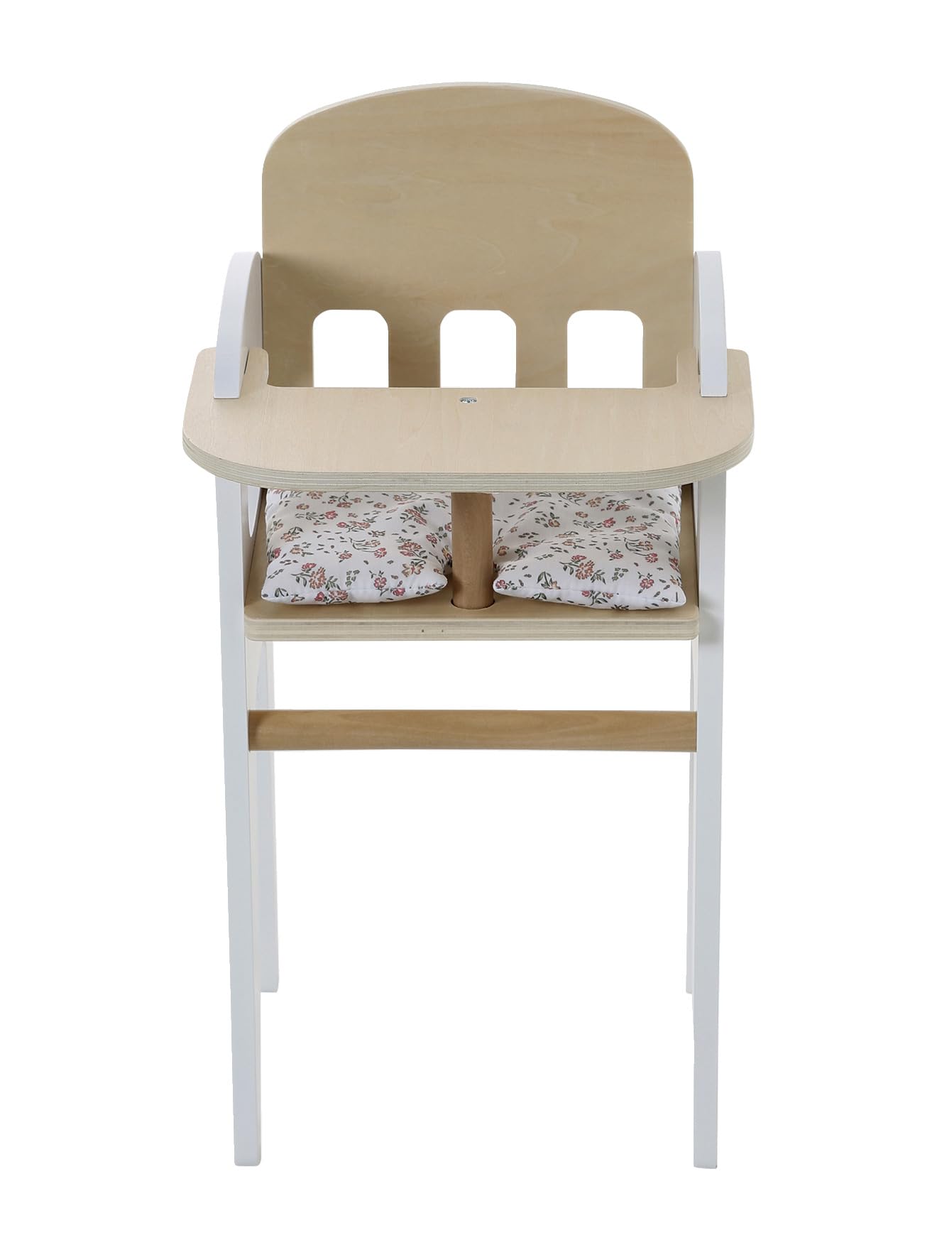 VERTBAUDET Chaise Haute pour Poupon en Bois FSC® Blanc TU