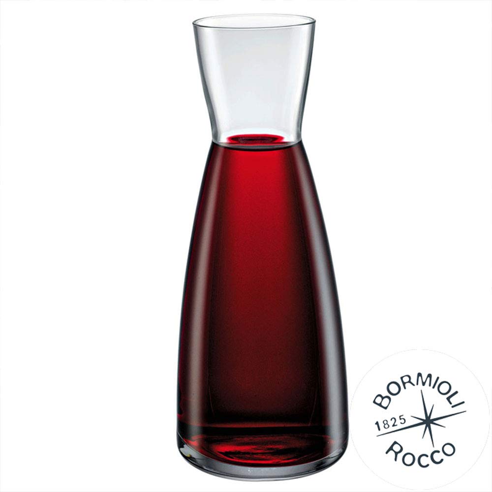 Rocco Bormioli Ypsilon Star Glass Karaffe, transparent, 1 Liter, 6 Stück