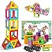 Produktbild morkka Magnetische Bausteine, Magnetspielzeug Magneten Kinder Magnetbausteine Magnet Spielzeug Magnetspiele für Kinder Geschenk ab 3 4 5 6 7 8 Jahre Junge Mädchen Bauklötze Kinderspielzeug(46 pcs)