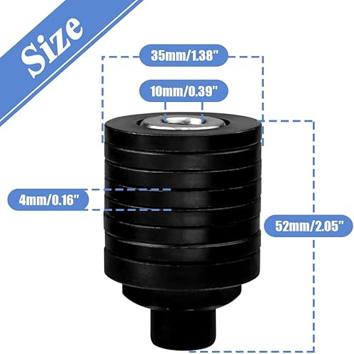 Miniatura 3 de Mesee Amoladora angular M10 a ranuradora adaptador, adaptador de ranura de cambio rápido, accesorio de cabezal de conversión, amoladora angular,