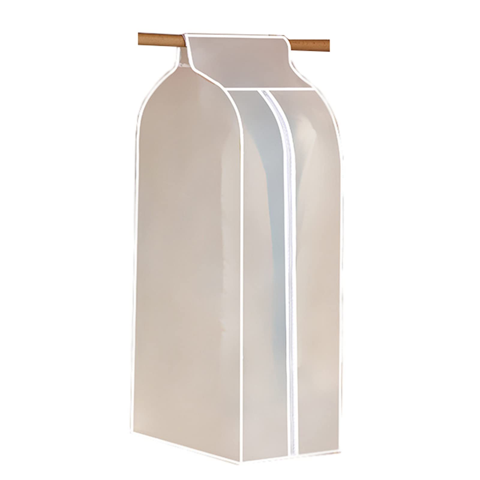 Bolsas para ropa para colgar ropa, funda impermeable a prueba de polvo con cremagar ropa, funda impermeable a prueba de polvo con cremallera y cinta mágica, 50 × 30 × 90 cm (50 × 80 × 90 cm)